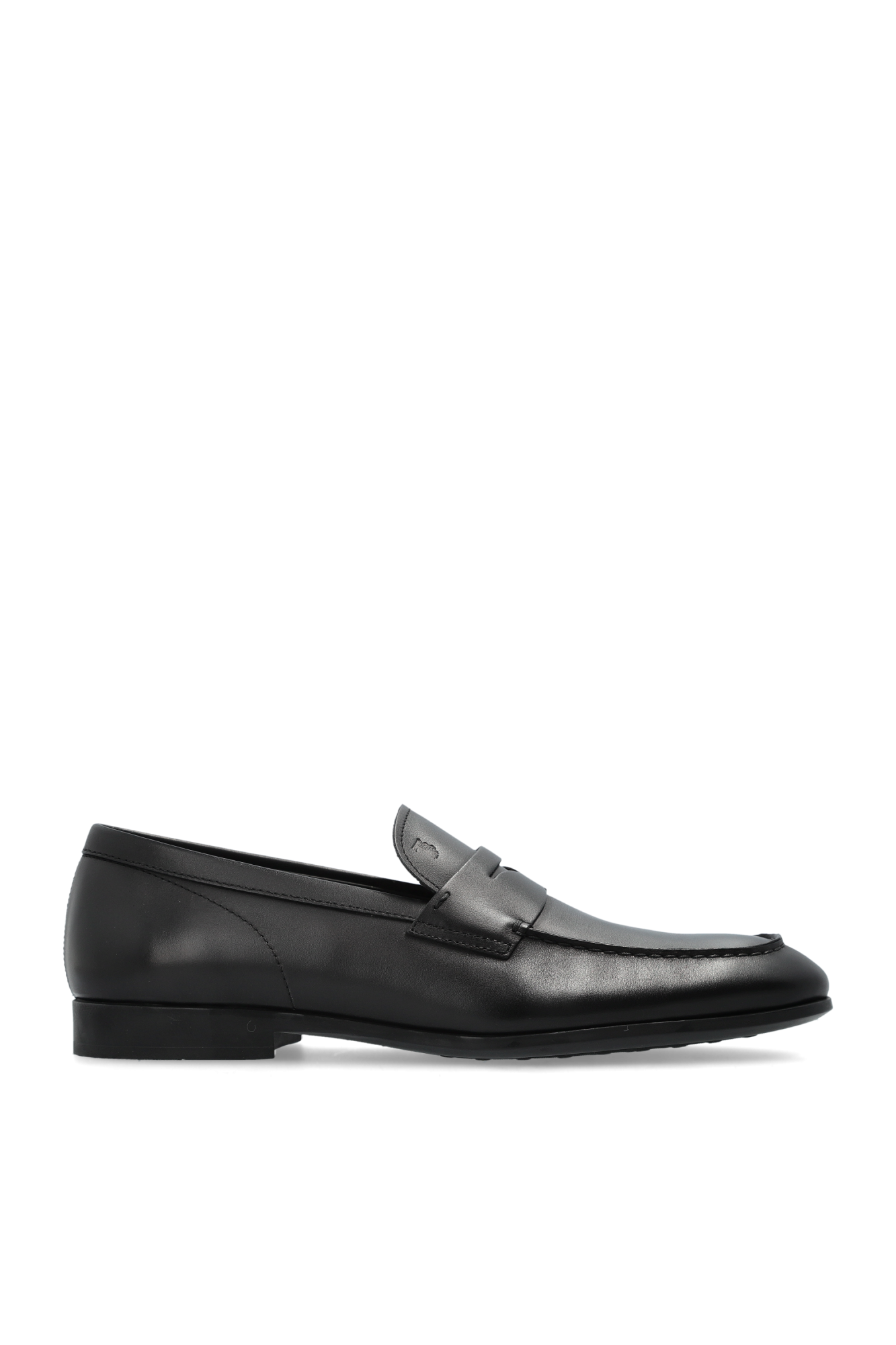 TOD'S　HEELED LOAFERS メタル 36/23cm Tod's Calfskin Leather Mid-Heeled Loafers () IFCHIC.COM